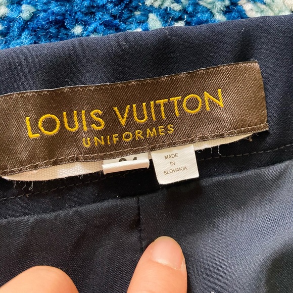 LOUIS VUITTON NAVY BLUE SKIRT UNIFORM - Picture 8 of 11